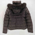 バーバリーロンドン BURBERRY LONDON フォックスファーフーデッドダウンジャケット レディース EUR:38