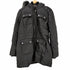 マイケルコース Michael Kors フェイクファー付ダウンコート アウター ロング フード ナイロン L 黒 ブラック M820142 /ES ■OS ■SH レディース import:L