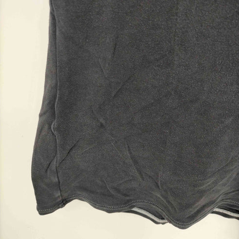 Y2K Vネック スリムフィットTシャツ パイピング メンズ