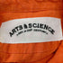 ARTS&SCIENCE リネン デザイン プルオーバーシャツ 半袖 2 オレンジ /DF ■OS ■SH メンズ JPN:2