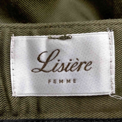 Lisiere LAppartement DEEP RISE PANTS ディープライズパンツ ワイド 36 カーキ /AO ■OS ■SH レディース JPN:36