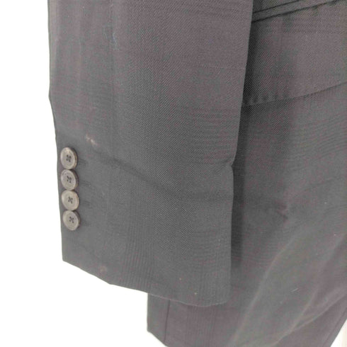 バーバリーブラックレーベル BURBERRY BLACK LABEL モノチェックセットアップ テーラードジャケット シングル スラックス メンズ SI36