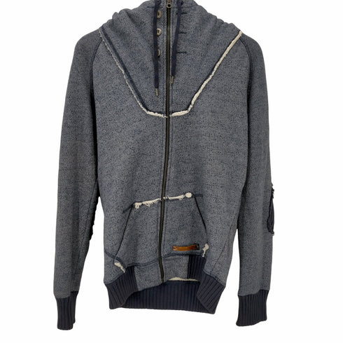 ディーゼル DIESEL スウェットパーカー 長袖 ジップアップ フード S 青 ブルー /CM ■OS ■SH メンズ import:S