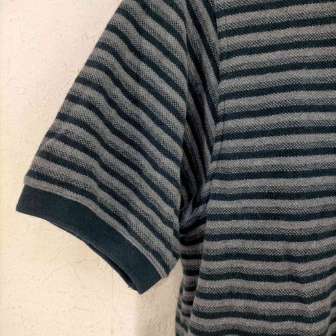 バナナリパブリック BANANA REPUBLIC ボーダー サーマル ポロシャツ メンズ import:S