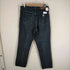 ゲス GUESS 90S 00S USA製 レザーパッチ 染後め テーパード ブラックデニムパンツ メンズ W36 L32