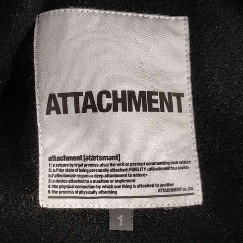 アタッチメント ATTACHMENT アタッチメント ATTACHMENT ダッフルコート フード 1 黒 /MN ■OS ■SH レディース レディース JPN:1