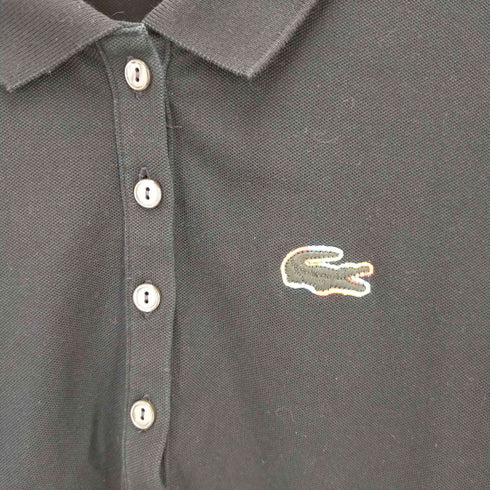 ラコステ LACOSTE ロゴ刺繍 ショートスリーブ ポロシャツ レディース DE:40