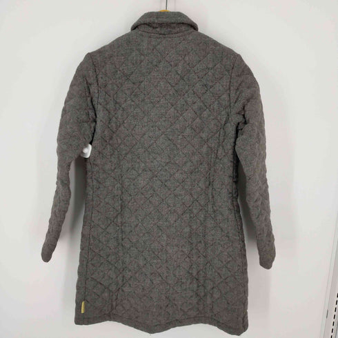 トラディショナルウェザーウェア Traditional Weatherwear ウールキルティングフード 中綿 ロング レディース FR:36