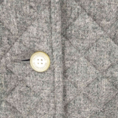 トラディショナルウェザーウェア Traditional Weatherwear ウールキルティングフード 中綿 ロング レディース FR:36