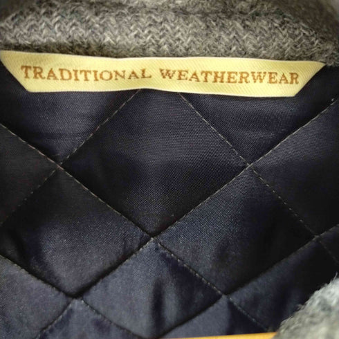 トラディショナルウェザーウェア Traditional Weatherwear ウールキルティングフード 中綿 ロング レディース FR:36
