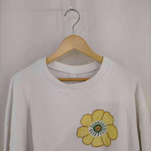 ニッチ niche. INDUSTRIAL HINDUSTAN フラワー刺繍 スウェット メンズ JPN:XL