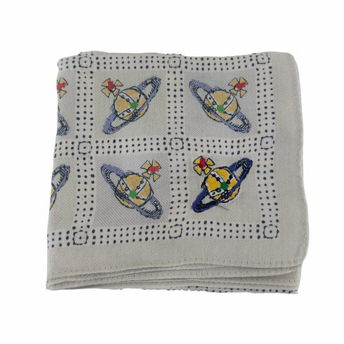 ヴィヴィアンウエストウッド Vivienne Westwood オーブ刺繍 ハンカチ メンズ