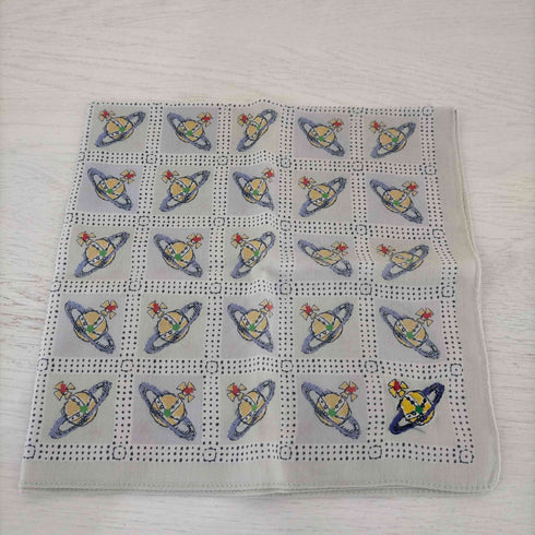ヴィヴィアンウエストウッド Vivienne Westwood オーブ刺繍 ハンカチ メンズ