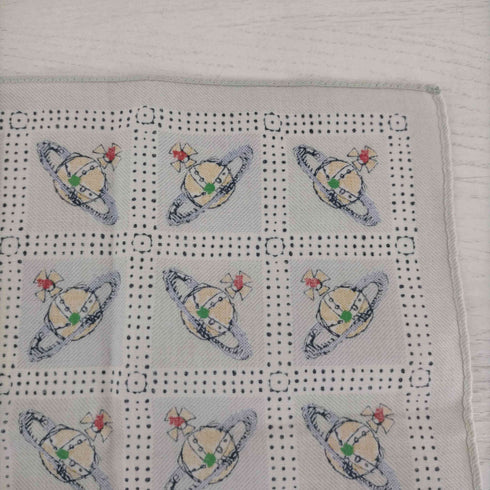 ヴィヴィアンウエストウッド Vivienne Westwood オーブ刺繍 ハンカチ メンズ