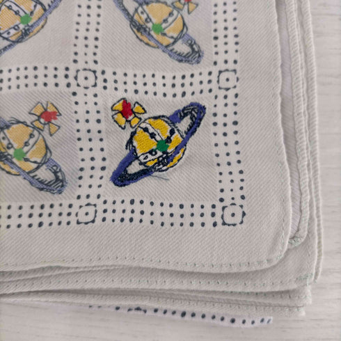 ヴィヴィアンウエストウッド Vivienne Westwood オーブ刺繍 ハンカチ メンズ