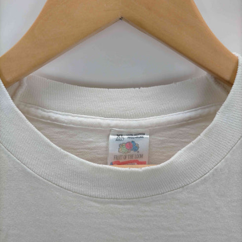 フルーツオブザルーム FRUIT OF THE LOOM 80s USA製 シングルステッチ 1989コピーライト MICHIGAN STATE SPARTANS カレッジTシャツ メンズ JPN:XL