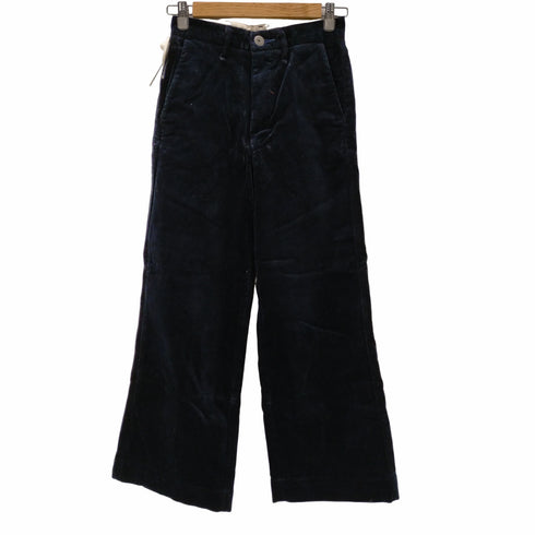 アッパーハイツ upper hights THE JENNY ハイライズコーデュロイバギーパンツ ジッパーフライ 23 紺 ネイビー 161159 /HK ■OS レディース US:23