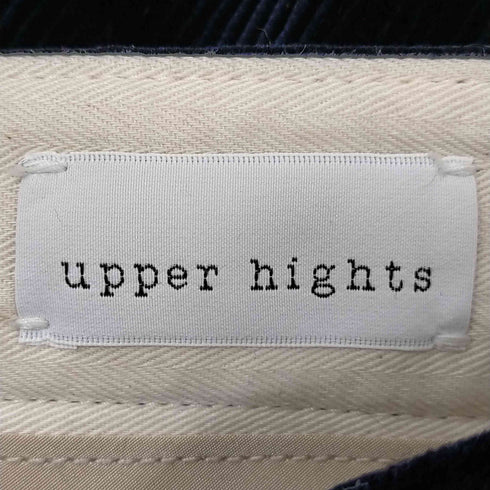 アッパーハイツ upper hights THE JENNY ハイライズコーデュロイバギーパンツ ジッパーフライ 23 紺 ネイビー 161159 /HK ■OS レディース US:23