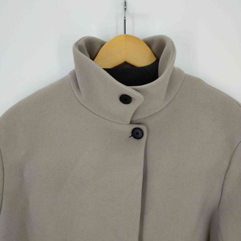 ユナイテッドアローズ UNITED ARROWS スタンドカラーロングコート アウター 比翼ボタン レディース JPN:36