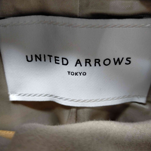 ユナイテッドアローズ UNITED ARROWS スタンドカラーロングコート アウター 比翼ボタン レディース JPN:36