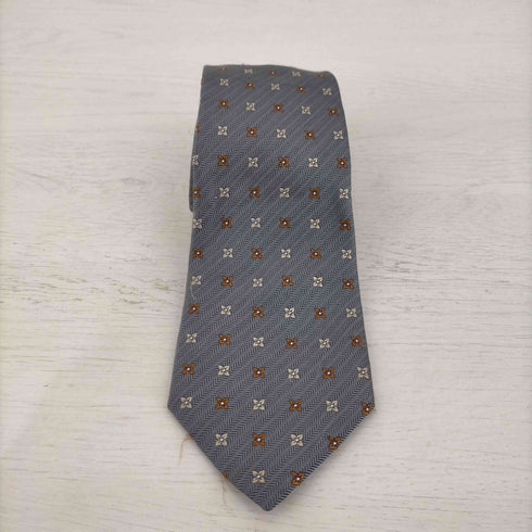 バーニーズニューヨーク BARNEYS NEWYORK シルク100% 花柄 ネクタイ メンズ