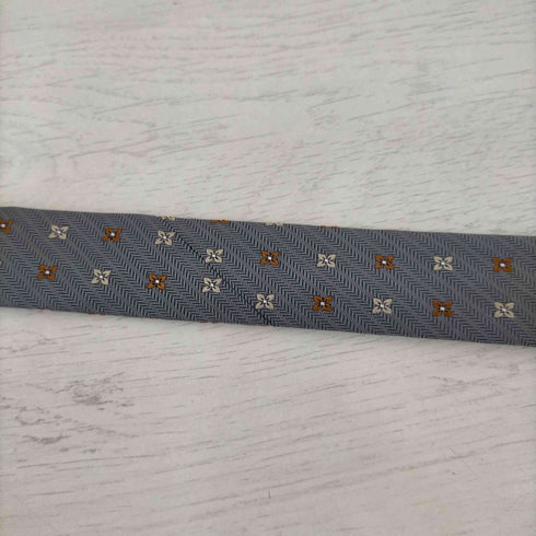 バーニーズニューヨーク BARNEYS NEWYORK シルク100% 花柄 ネクタイ メンズ