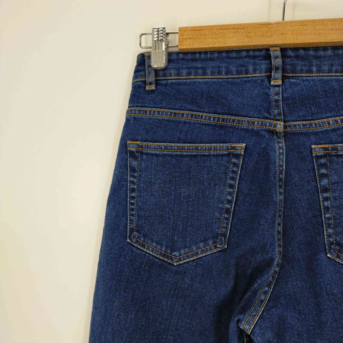 アパルトモンドゥーズィエムクラス LAppartement DEUXIEME CLASSE CROPPED FLARE DENIM デニムパンツ ジーンズ ジッパーフライ カットオフ ダメージ加工 レディース JPN:36