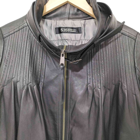 ゴーサンゴーイチプールファム 5351 POUR LES FEMMES Rare Japanese Brand 羊革 ラムレザージャケット レディース