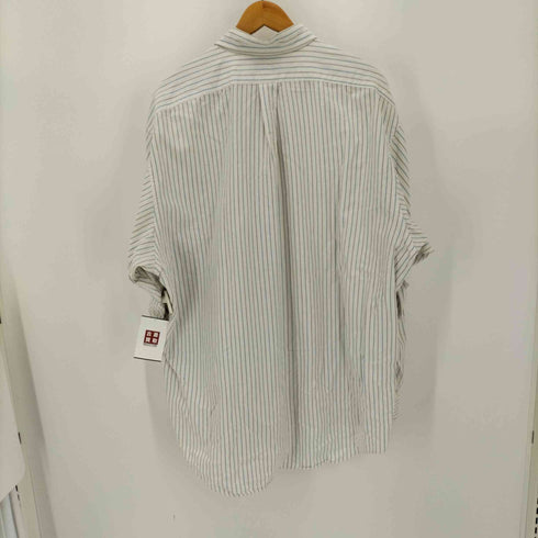 ラルフローレン RALPH LAUREN 90-00S POLOワッペン L/S ストライプ ボタンダウン シャツ メンズ import:XL