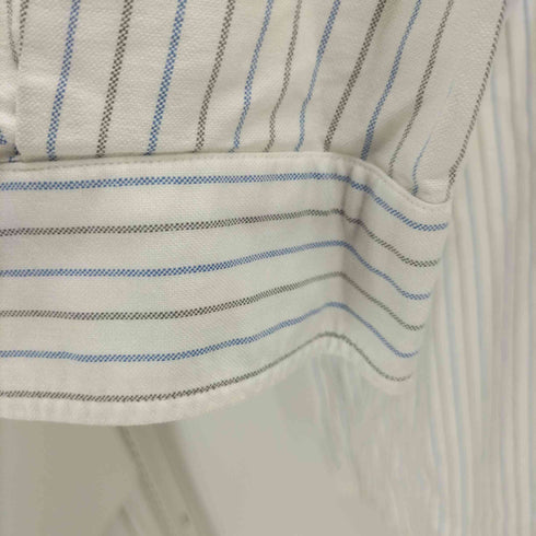 ラルフローレン RALPH LAUREN 90-00S POLOワッペン L/S ストライプ ボタンダウン シャツ メンズ import:XL