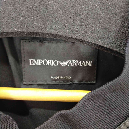エンポリオアルマーニ EMPORIO ARMANI ラムレザージャケット ブルゾン ジップアップ メンズ EUR:52