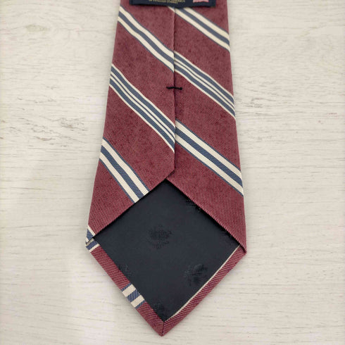 ブルックスブラザーズ BROOKS BROTHERS ニューヨーク製 シルク100% レジメンタル ネクタイ メンズ