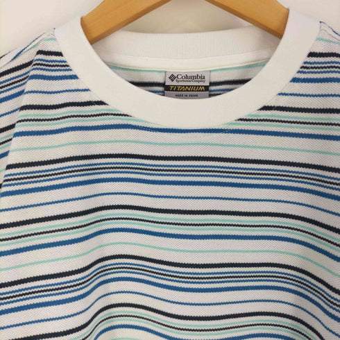 コロンビア Columbia TITANIUM ボーダー クルーネックTシャツ メンズ import:L