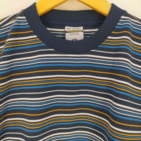 コロンビア Columbia TITANIUM ボーダー クルーネックTシャツ メンズ import:M
