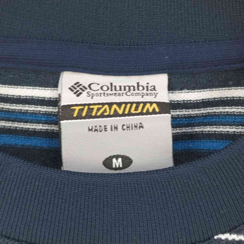 コロンビア Columbia TITANIUM ボーダー クルーネックTシャツ メンズ import:M