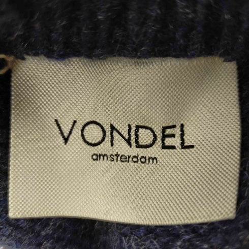 フォンデル VONDEL DENIM CREW ニット セーター 長袖 クルーネック ラグランスリーブ レディース import:S