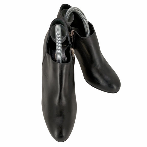 ジャンビトロッシ Gianvito Rossi ジャンヴィトロッシ Gianvito Rossi ブーティ ショート ハイヒール レザー 35.5 ブラック 黒 /YO5 レディース レディース 35.5