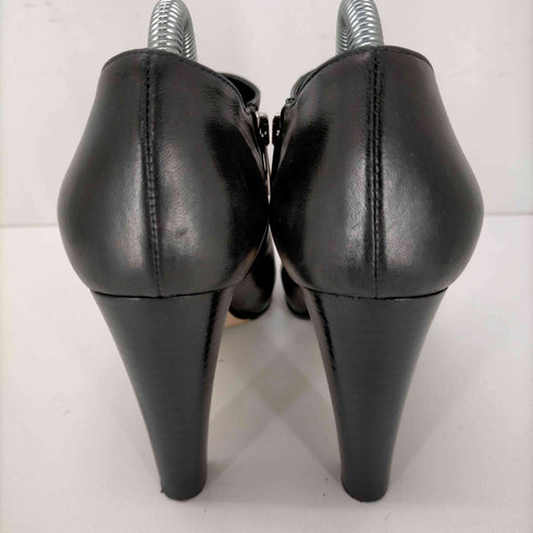 ジャンビトロッシ Gianvito Rossi ジャンヴィトロッシ Gianvito Rossi ブーティ ショート ハイヒール レザー 35.5 ブラック 黒 /YO5 レディース レディース 35.5