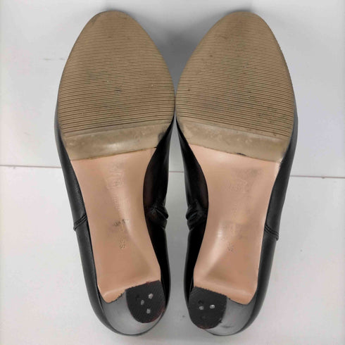 ジャンビトロッシ Gianvito Rossi ジャンヴィトロッシ Gianvito Rossi ブーティ ショート ハイヒール レザー 35.5 ブラック 黒 /YO5 レディース レディース 35.5