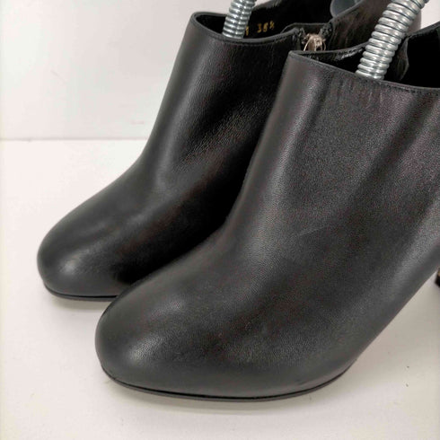 ジャンビトロッシ Gianvito Rossi ジャンヴィトロッシ Gianvito Rossi ブーティ ショート ハイヒール レザー 35.5 ブラック 黒 /YO5 レディース レディース 35.5