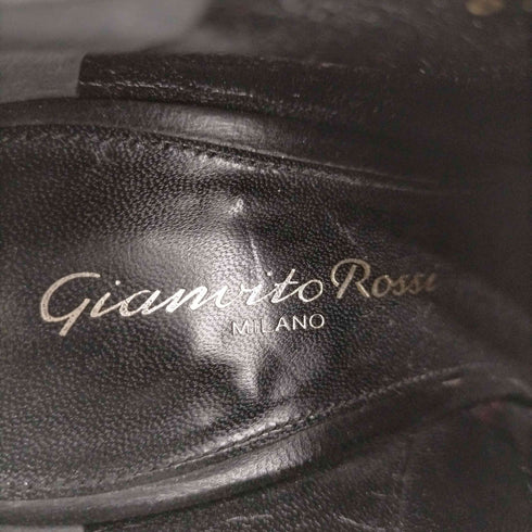 ジャンビトロッシ Gianvito Rossi ジャンヴィトロッシ Gianvito Rossi ブーティ ショート ハイヒール レザー 35.5 ブラック 黒 /YO5 レディース レディース 35.5