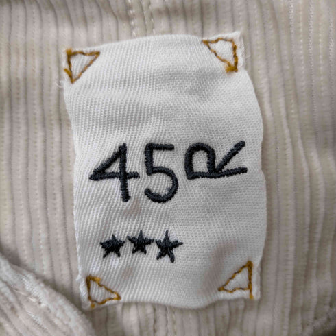 フォーティーファイブアール 45α フォーティーファイブアールピーエム 45R 45rpm くてくてコーデュロイの908ジャケット シャツジャケット スタンドカラー 生成 キナリ 8081028 /DF ■OS ■SH レディース レディース