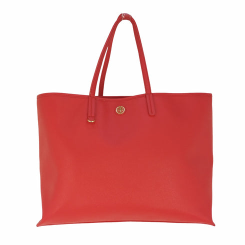 トリーバーチ TORY BURCH ロゴ刻印 レザートートバッグ レディース