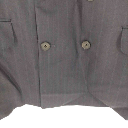 アクアスキュータム AQUASCUTUM ストライプダブルブレストテーラードジャケット メンズ