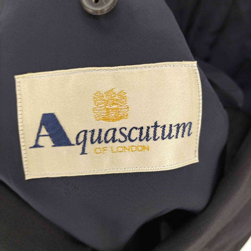 アクアスキュータム AQUASCUTUM ストライプダブルブレストテーラードジャケット メンズ