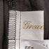 グレースクラス Grace Class グレースクラス GRACE Class 22AW ライトタフタシャツワンピース 七分袖 レース 切替 ギャザー ロング バンドカラー 36 ダークグレー /AA ■OS レディース レディース JPN:36