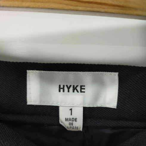 ハイク HYKE チェック切替プリーツラップスカート ミモレ丈 フレア レディース JPN:1