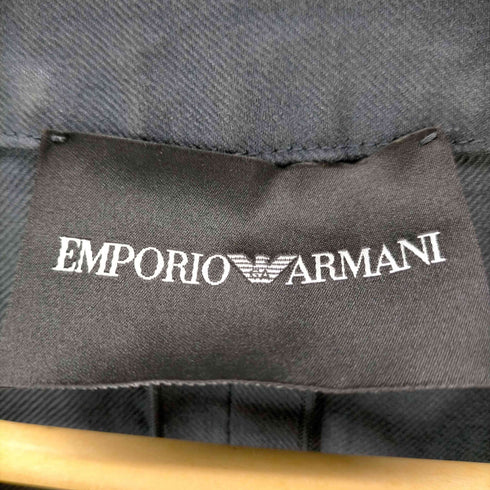 エンポリオアルマーニ EMPORIO ARMANI エンポリオアルマーニ EMPORIO ARMANI リネンノーカラージャケット ミドル丈 ITA38 チャコールグレー /ES ■OS レディース レディース EUR:38