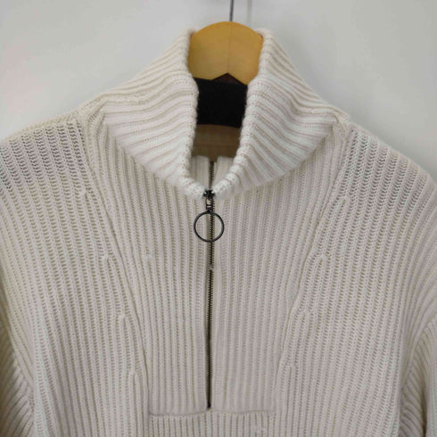 ビューティーアンドユースユナイテッドアローズ BEAUTY & YOUTH UNITED ARROWS ウールブレンドハーフジップ プルオーバーニット セーター 長袖 オーバーサイズ レディース ONE SIZE