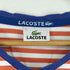 ラコステ LACOSTE トリコロールTシャツ Vネック ボーダー メンズ JPN:5